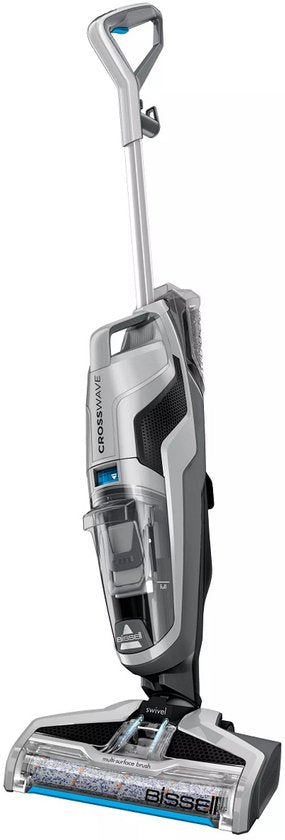 BISSELL Crosswave C3 Select Steelstofzuiger met Dweilfunctie - Vloerreiniger met Snoer - 3 in 1 Stofzuiger, Dweil  Drogen - Multi Surface Vacuum Cleaner - Reinigingsmachine voor Tapijt, Tegels  Houten Vloeren - Krachtige 560W Motor - 3551N