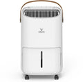 Vibrix DryFlow12 Luchtontvochtiger – 12L per dag – Wasdroogfunctie – Stil  Energiezuinig – Ontvochtiger voor Badkamer, Kelder, Zolder  Slaapkamer – Slimme Dehumidifier(12 l)