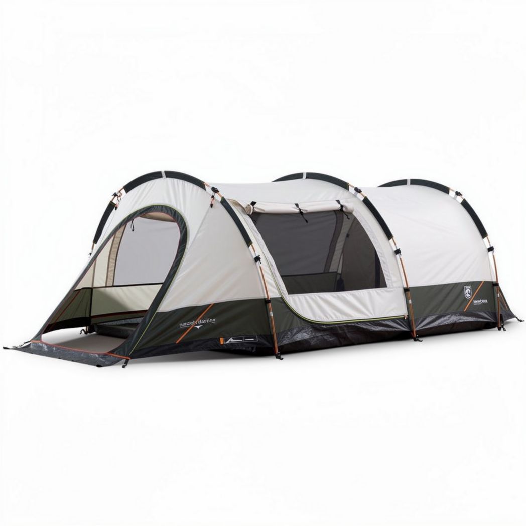 Tunneltent voor 4 personen met waterdichte stof en ventilatieopeningen 300 x 150 x 120cm