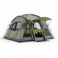 Tent 300 x 250 x 200 cm met groene stof en ruime ventilatieopties
