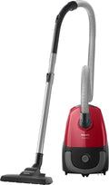 Philips PowerGo 2000 Series FC8243/09 - Stofzuiger met Zak - Zwart / Rood - + 2 Extra Mondstukken