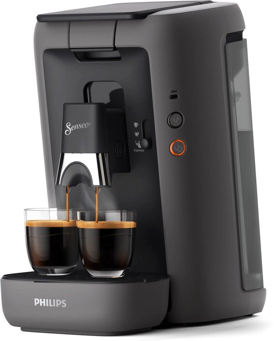 Philips Senseo Maestro Koffiepadmachine CSA260/51 - Keuze uit 1 of 2 Kopjes - Instelbare Intensiteit - Automatische Uitschakeling - Groot Waterreservoir - Grijs(Grijs)