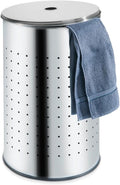 Merkloos / Sans marque Wasmand - Wasbox - Orde Houden - Ventilatie Gaten - 37 Liter - Grijs