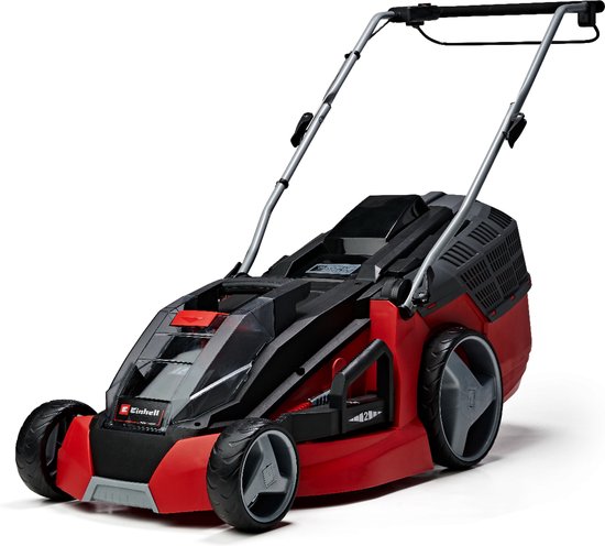 Einhell Accu Grasmaaier GE-CM 43 Li M Kit - Power X-Change - 36 V/Li-ion - Maaibreedte 43 cm - Aanbevolen gazonoppervlakte: tot 600 m² - 63 L opvangbak - Maaihoogte: 25-75 mm - Incl. 2x 4.0Ah accu + 2x oplader
