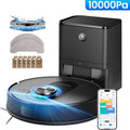 Proscenic Q8 Max plus - Robotstofzuiger met Dweilfunctie - 10,000 Pa - 230㎡ - Zuigkracht -met Reinigingsstation 4L